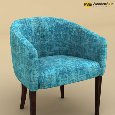 Florence Dining Chair (Cotton, Teal Blue)