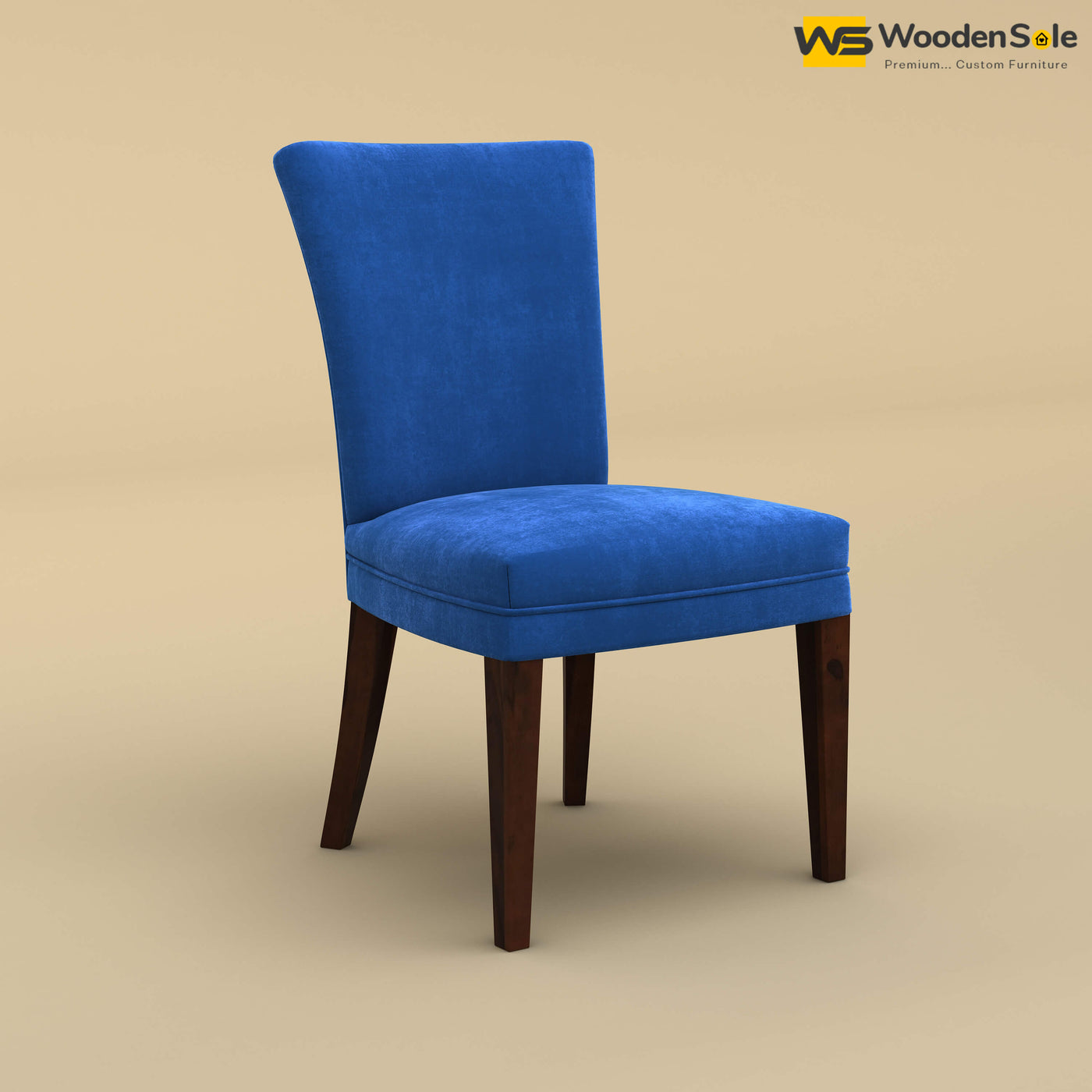 Bently Dining Chair (Velvet, Royal Blue)