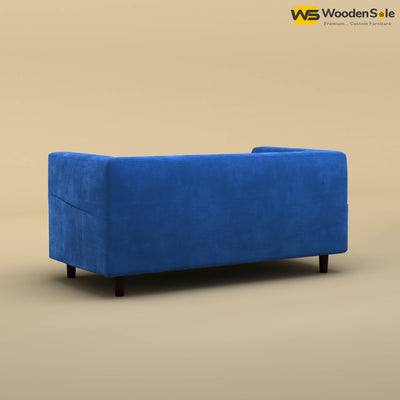 Hardik Loveseat (Velvet, Royal Blue)