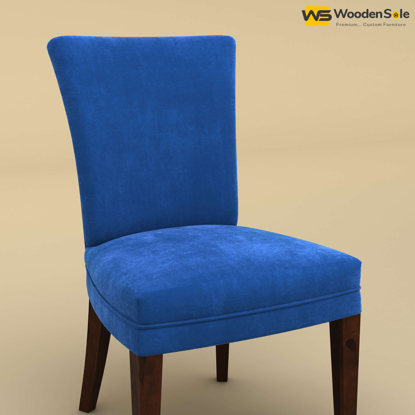 Bently Dining Chair (Velvet, Royal Blue)