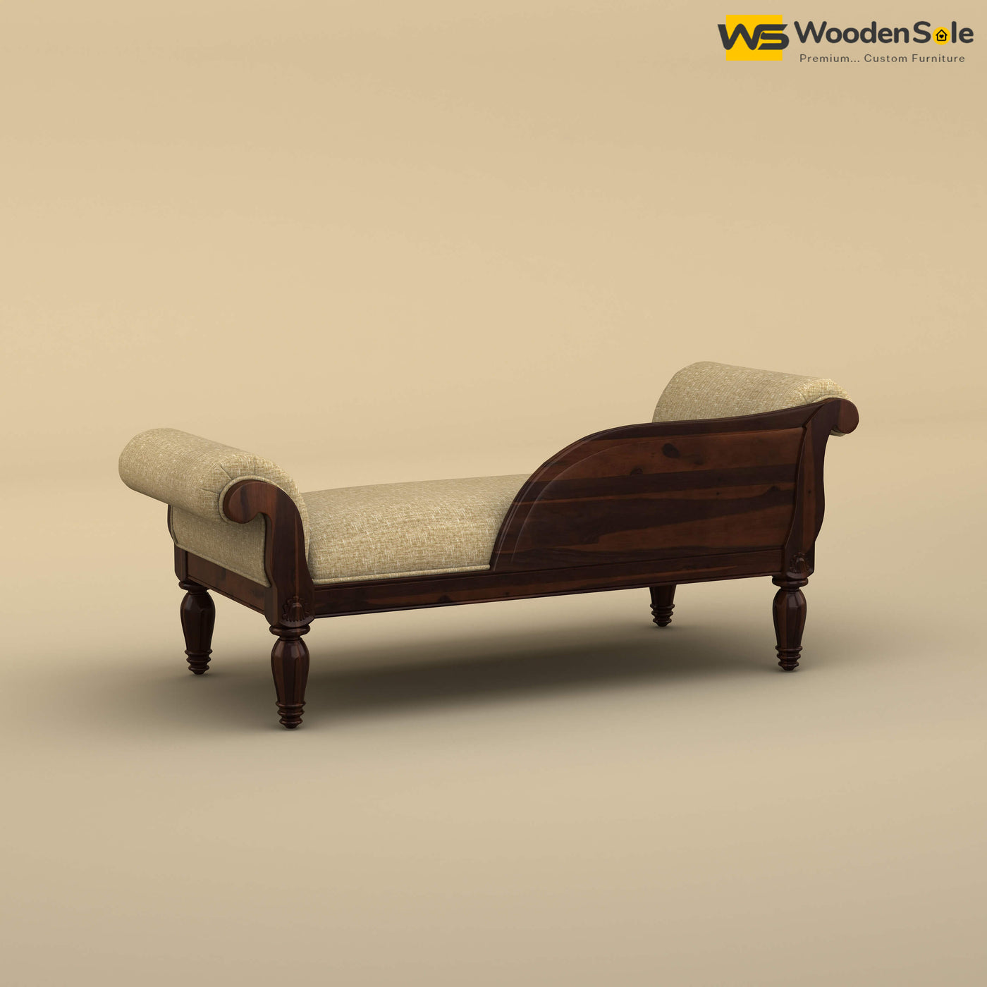 Virat Chaise Lounge (Cotton, Faux Cream)