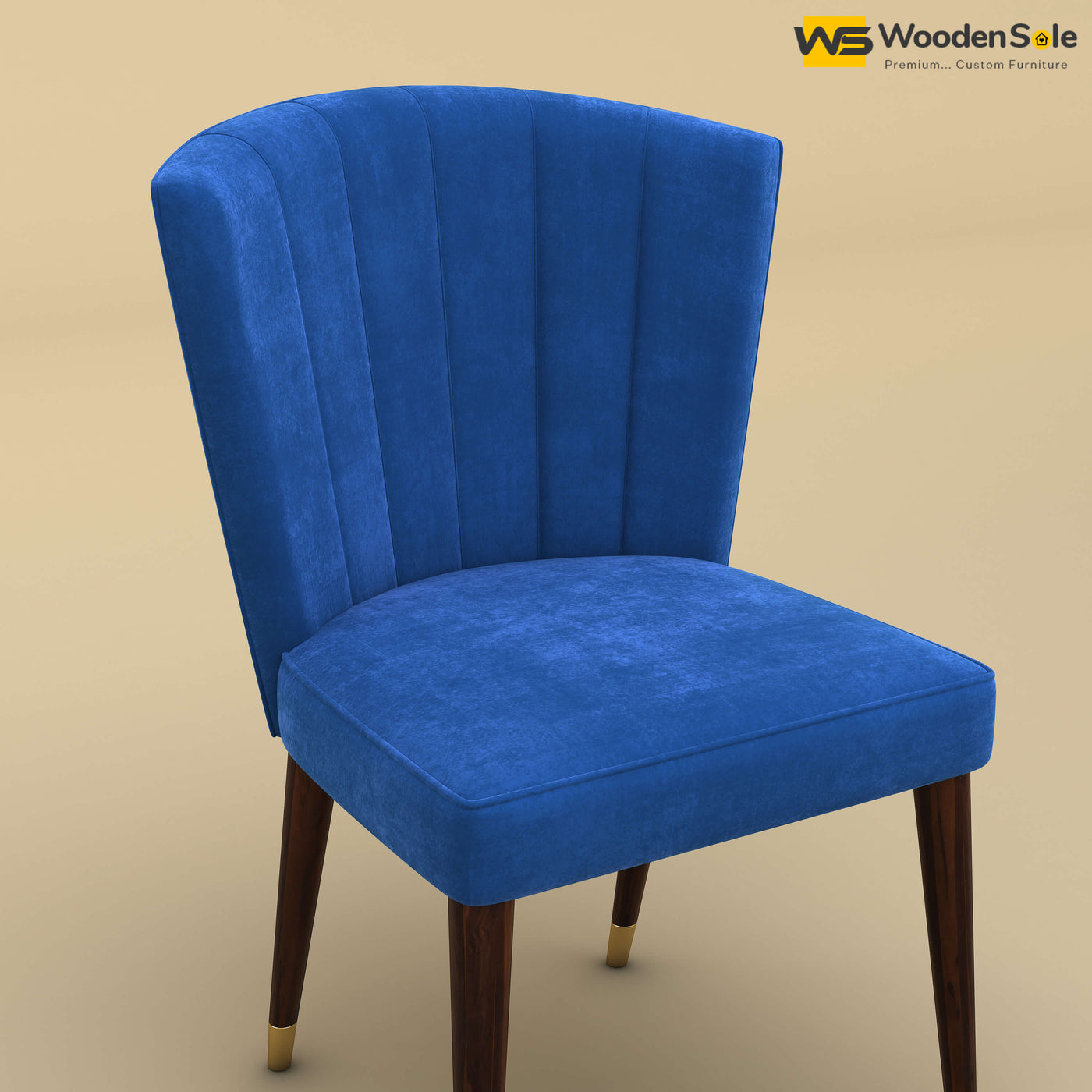 Julia Dining Chair (Velvet, Royal Blue)