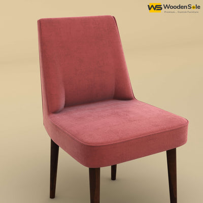 Hardik Dining Chair (Velvet, Pink)