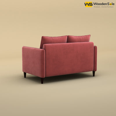 Citron 2 Seater Fabric Sofa (Velvet, Pink)