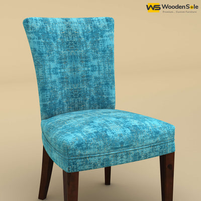 Bently Dining Chair (Cotton, Teal Blue)