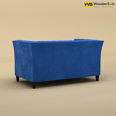 Divit Loveseat (Velvet, Royal Blue)