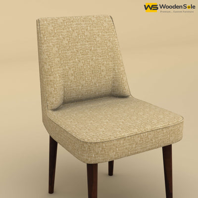 Hardik Dining Chair (Cotton, Faux Cream)