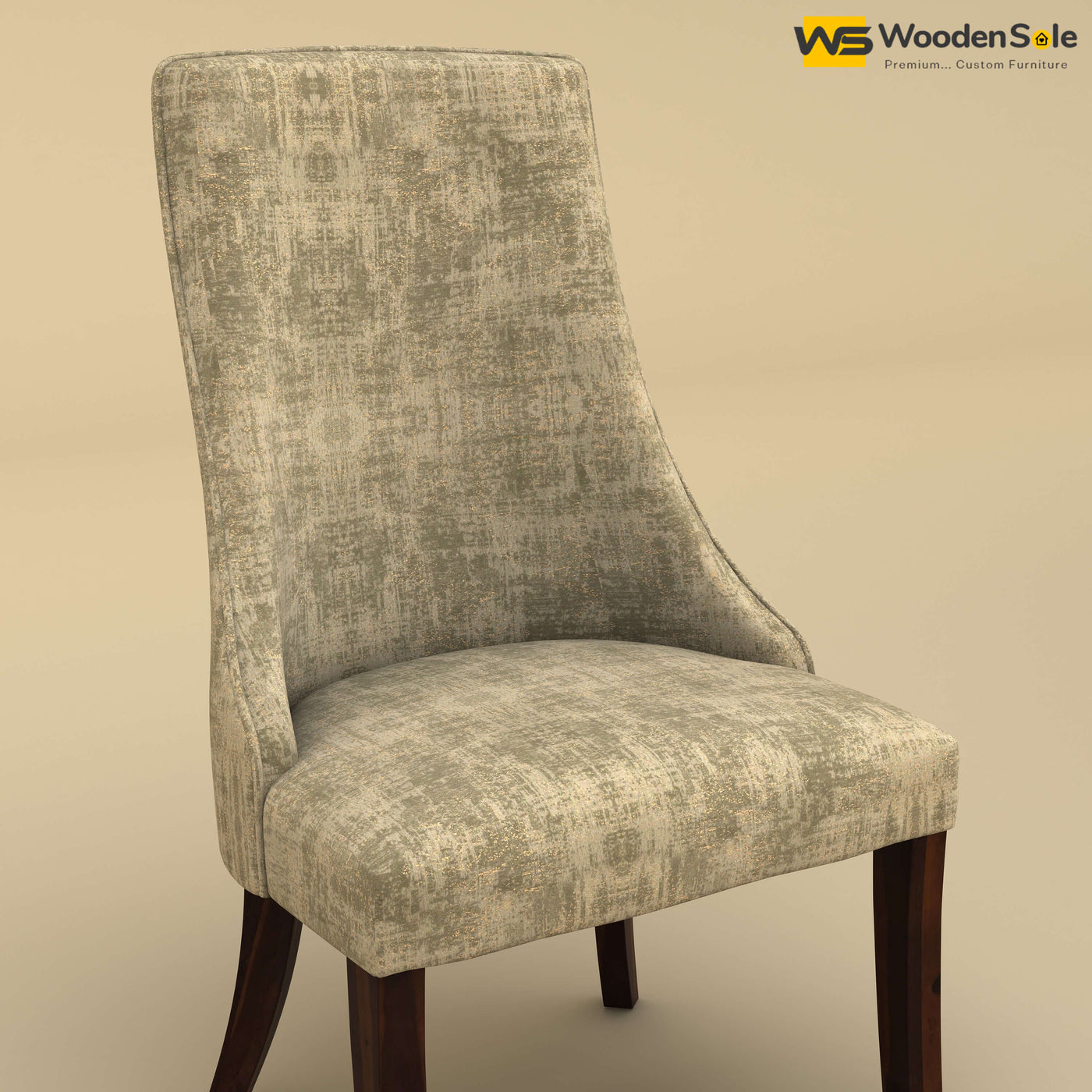 Dublin Dining Chair (Cotton, Patchy Cream)