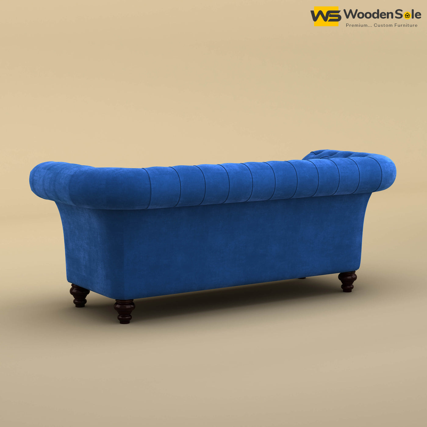 Rolex Loveseat (Velvet, Royal Blue)