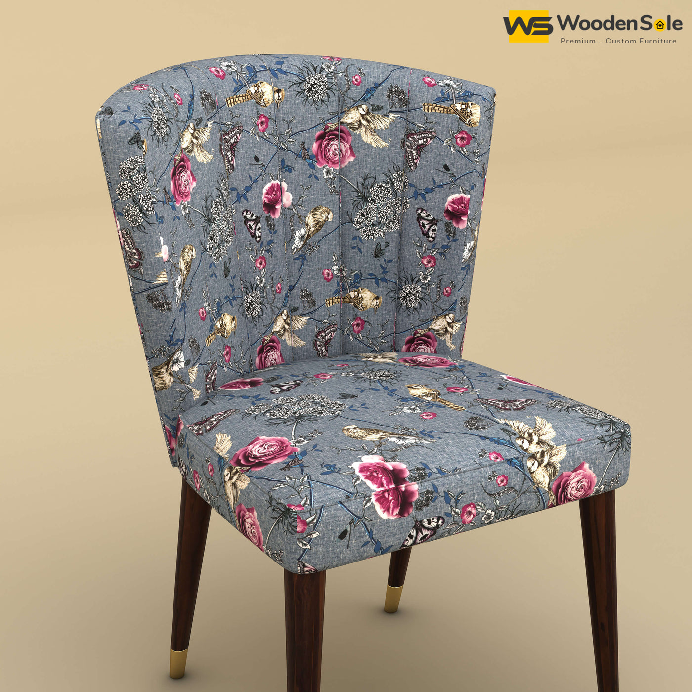 Julia Dining Chair (Cotton, Floral Printed)