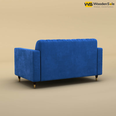 Sashwat Loveseat (Velvet, Royal Blue)