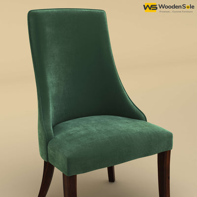 Dublin Dining Chair (Velvet, Forest Green)