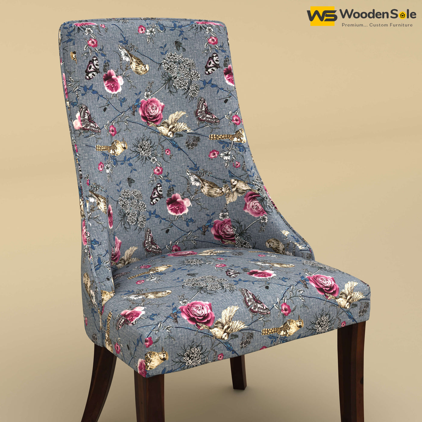 Dublin Dining Chair (Cotton, Floral Printed)