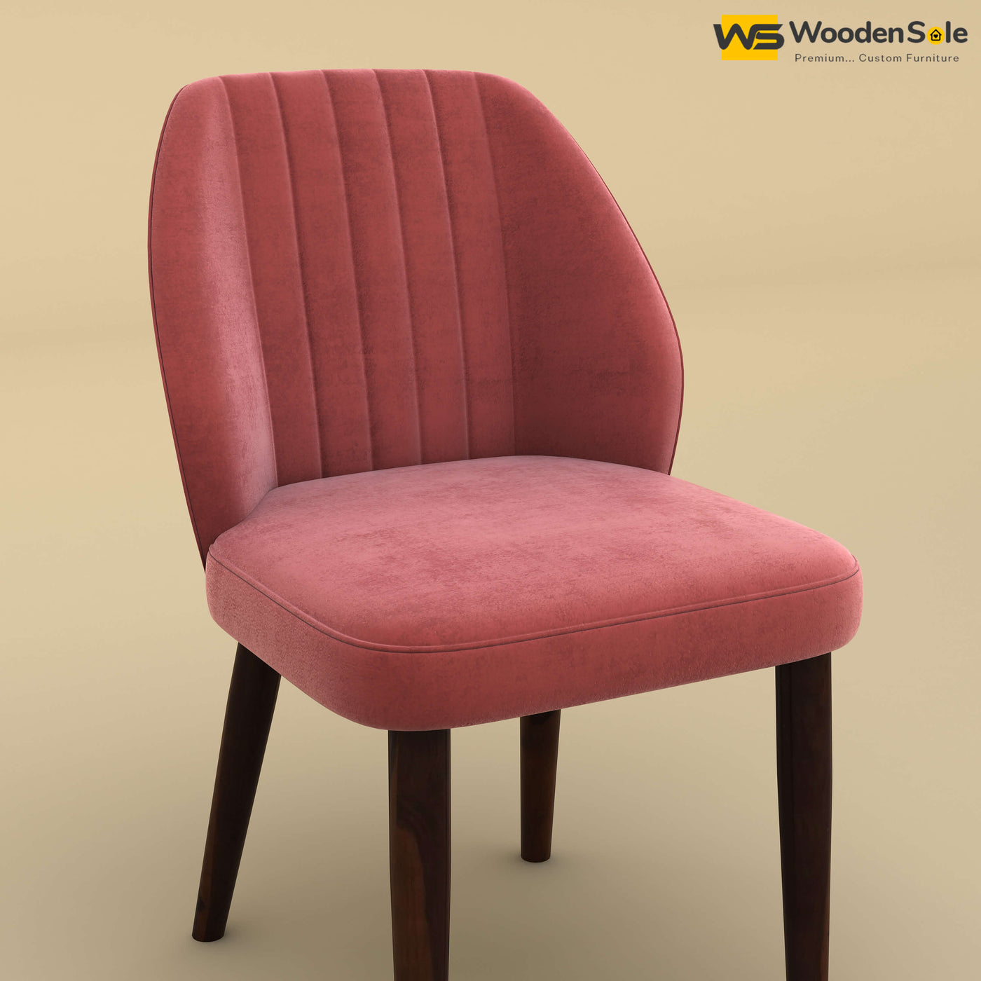 Norway Dining Chair (Velvet, Pink)