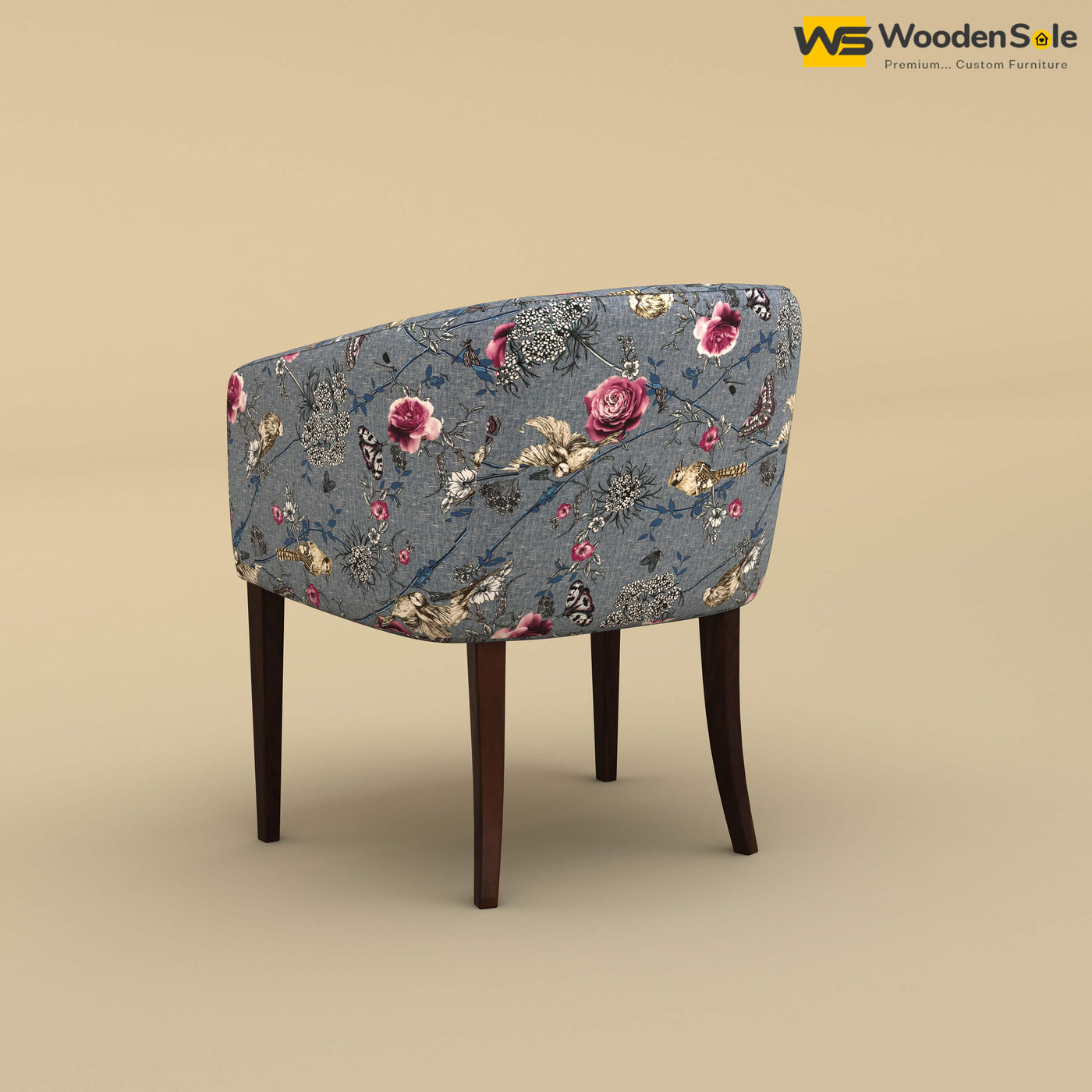 Florence Dining Chair (Cotton, Floral Printed)