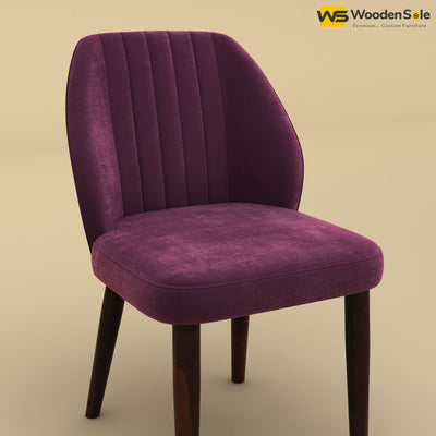 Norway Dining Chair (Velvet, Dark Purple)