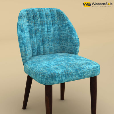 Norway Dining Chair (Cotton, Teal Blue)