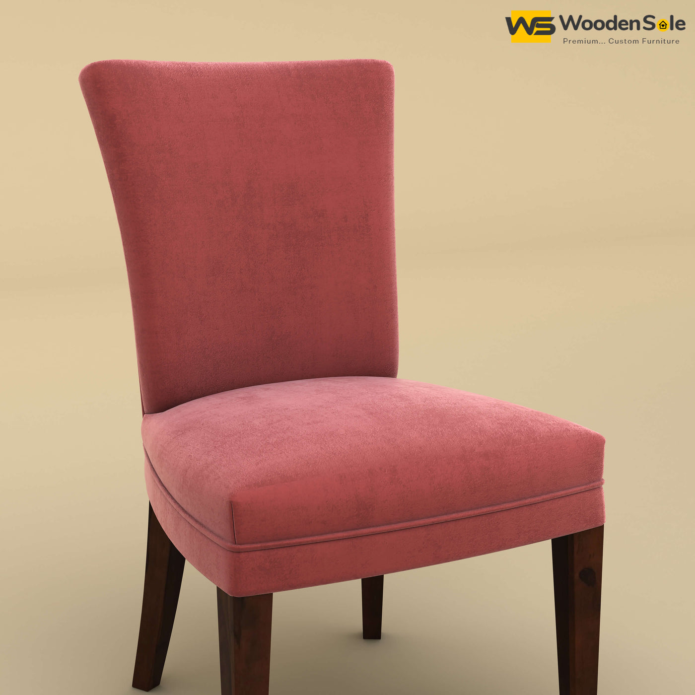 Bently Dining Chair (Velvet, Pink)