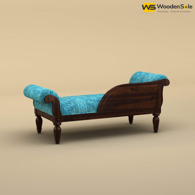 Virat Chaise Lounge (Cotton, Teal Blue)