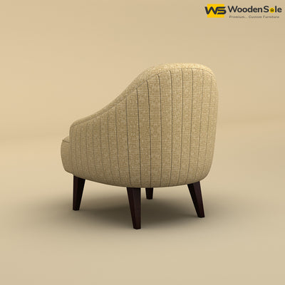 Opera Lounge Chair (Cotton, Faux Cream)