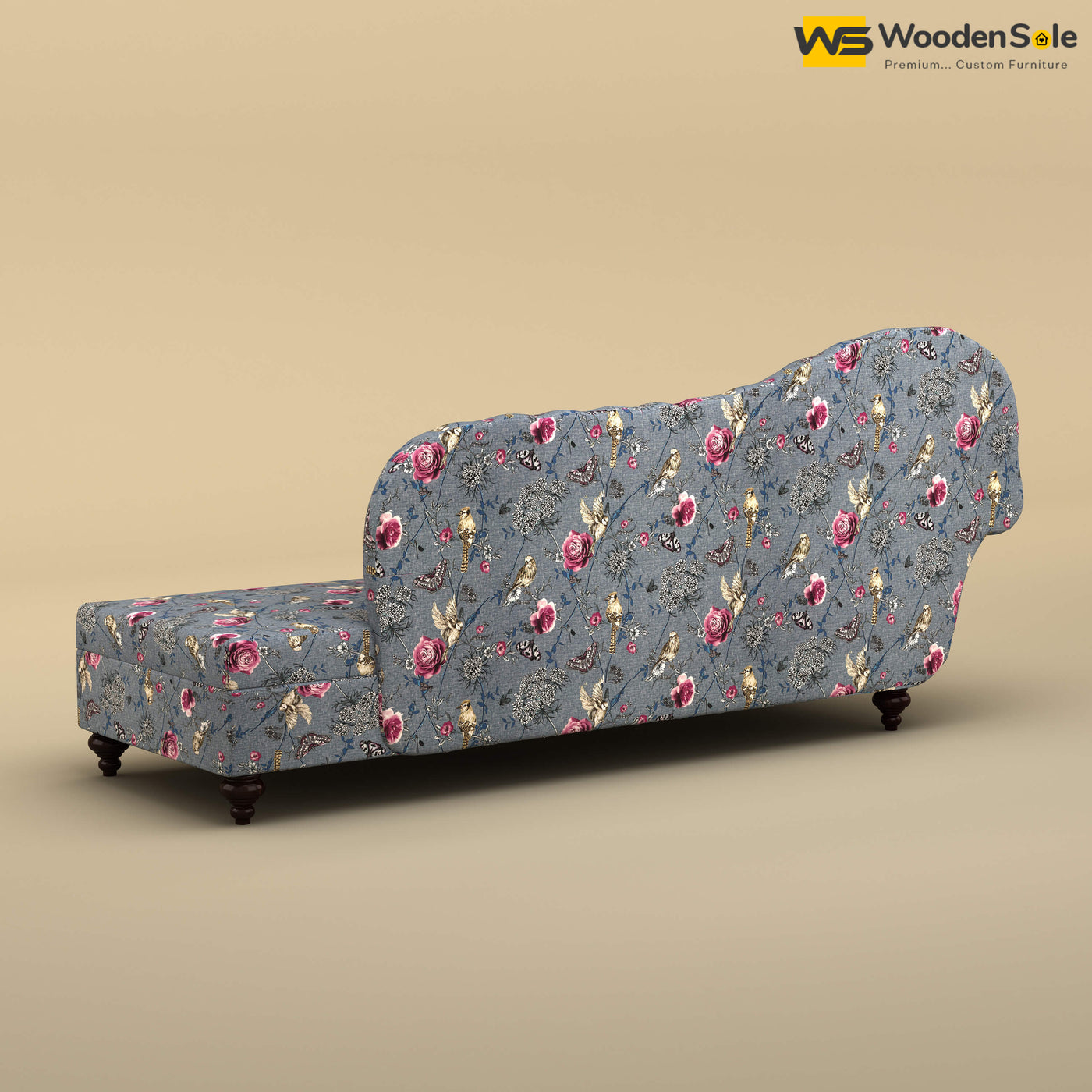 Royal Chaise Lounge (Cotton, Floral Printed)