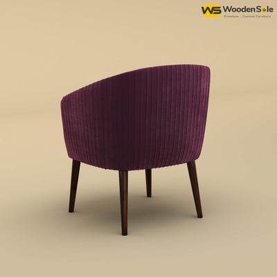 Parker Dining Chair (Velvet, Dark Purple)