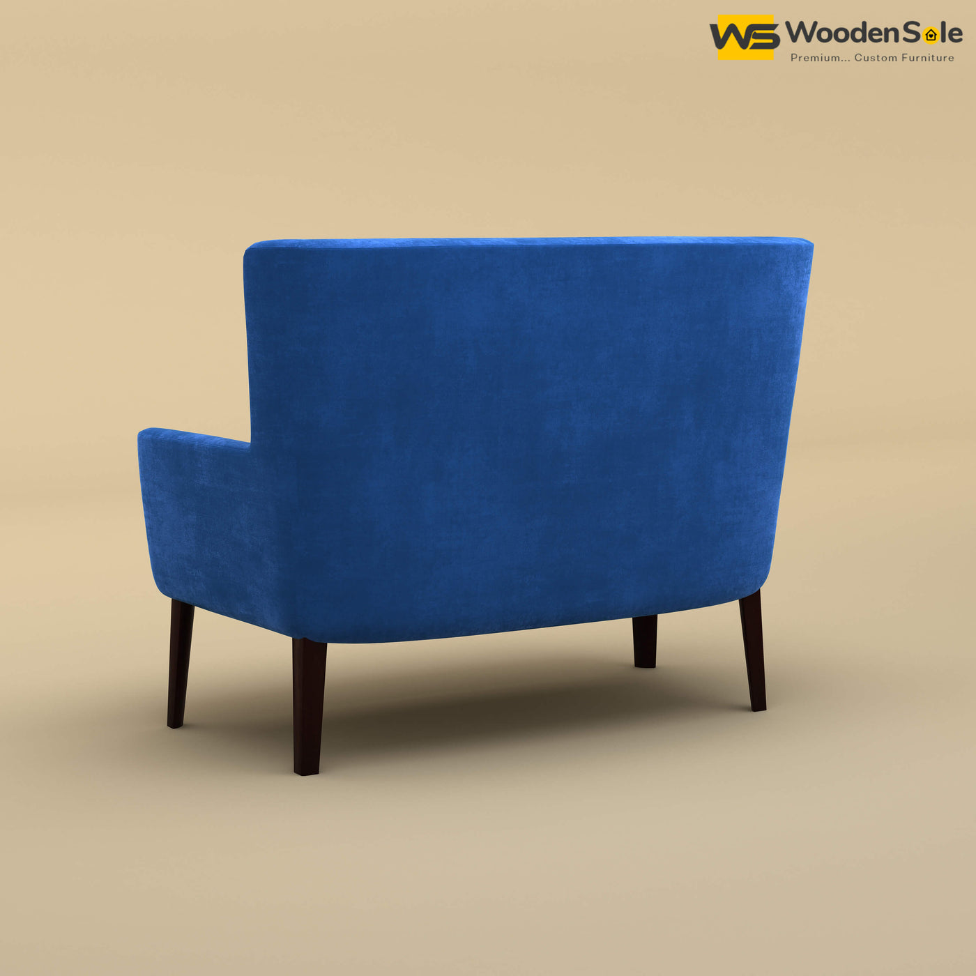 Dil Loveseat (Velvet, Royal Blue)