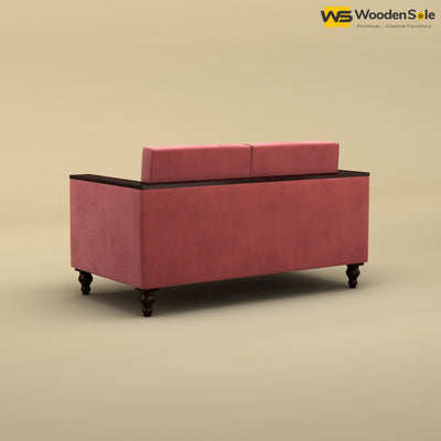 Tivoli 2 Seater Fabric Sofa (Velvet, Pink)