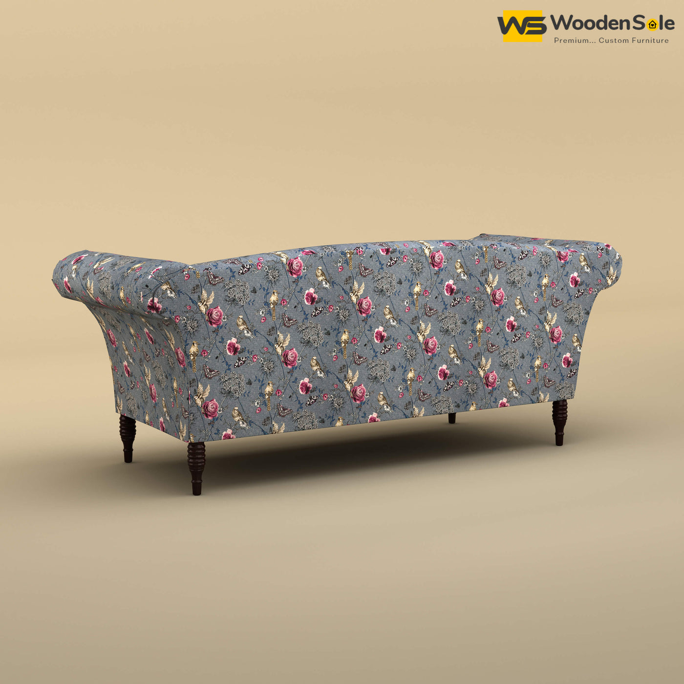 Leo Chaise Lounge (Cotton, Floral Printed)