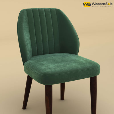 Norway Dining Chair (Velvet, Forest Green)