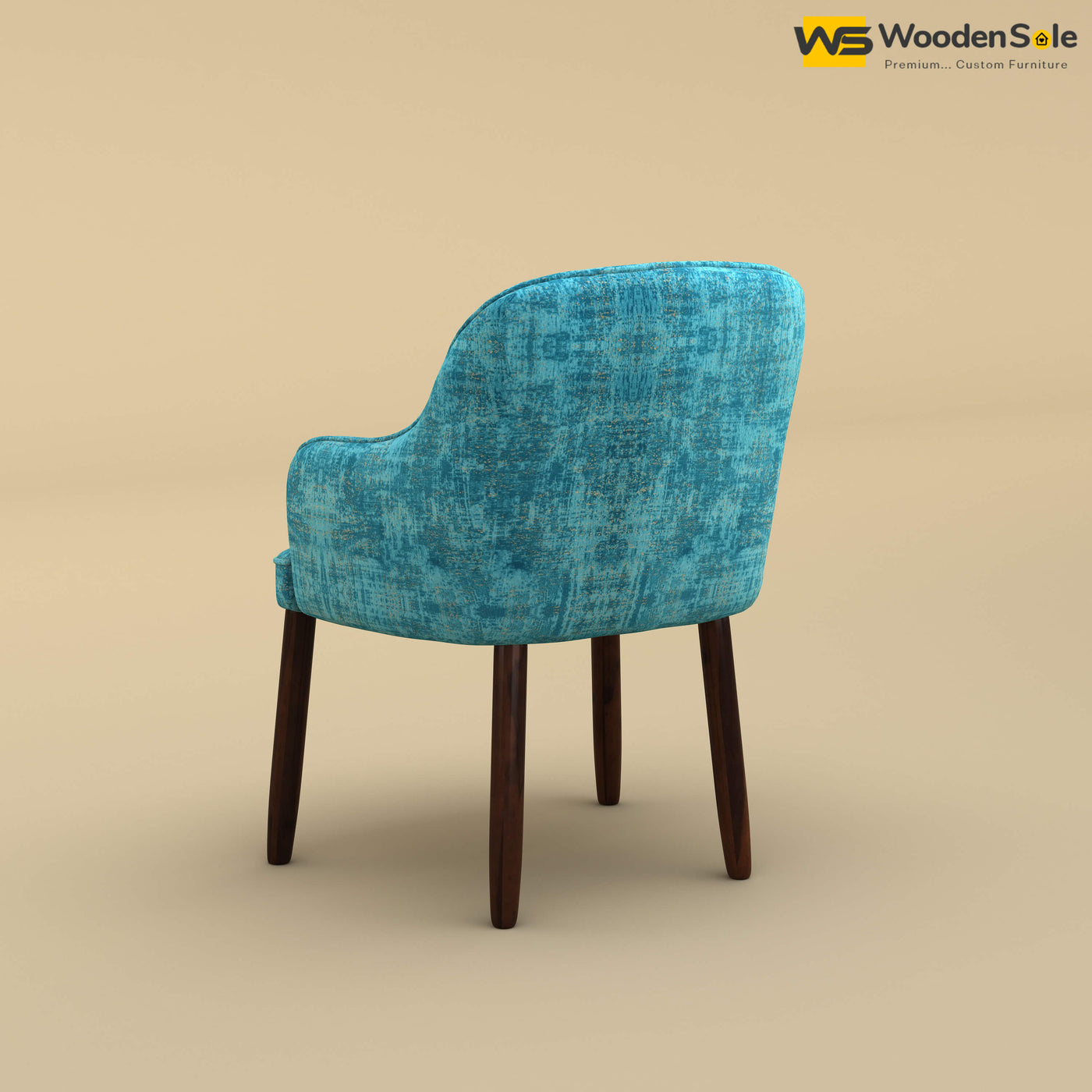 Madrid Dining Chair (Cotton, Teal Blue)