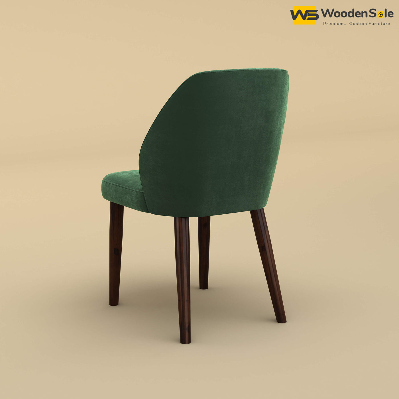 Norway Dining Chair (Velvet, Forest Green)