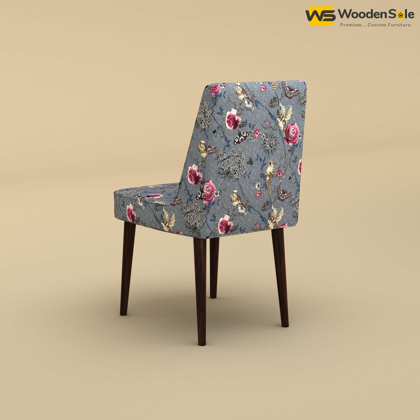 Hardik Dining Chair (Cotton, Floral Printed)