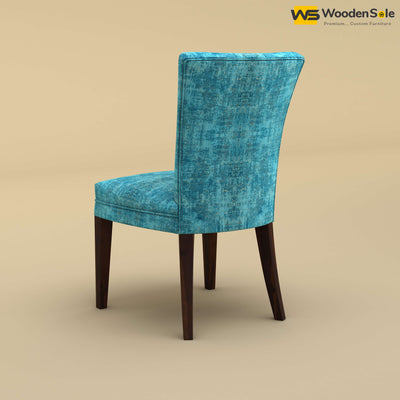 Bently Dining Chair (Cotton, Teal Blue)