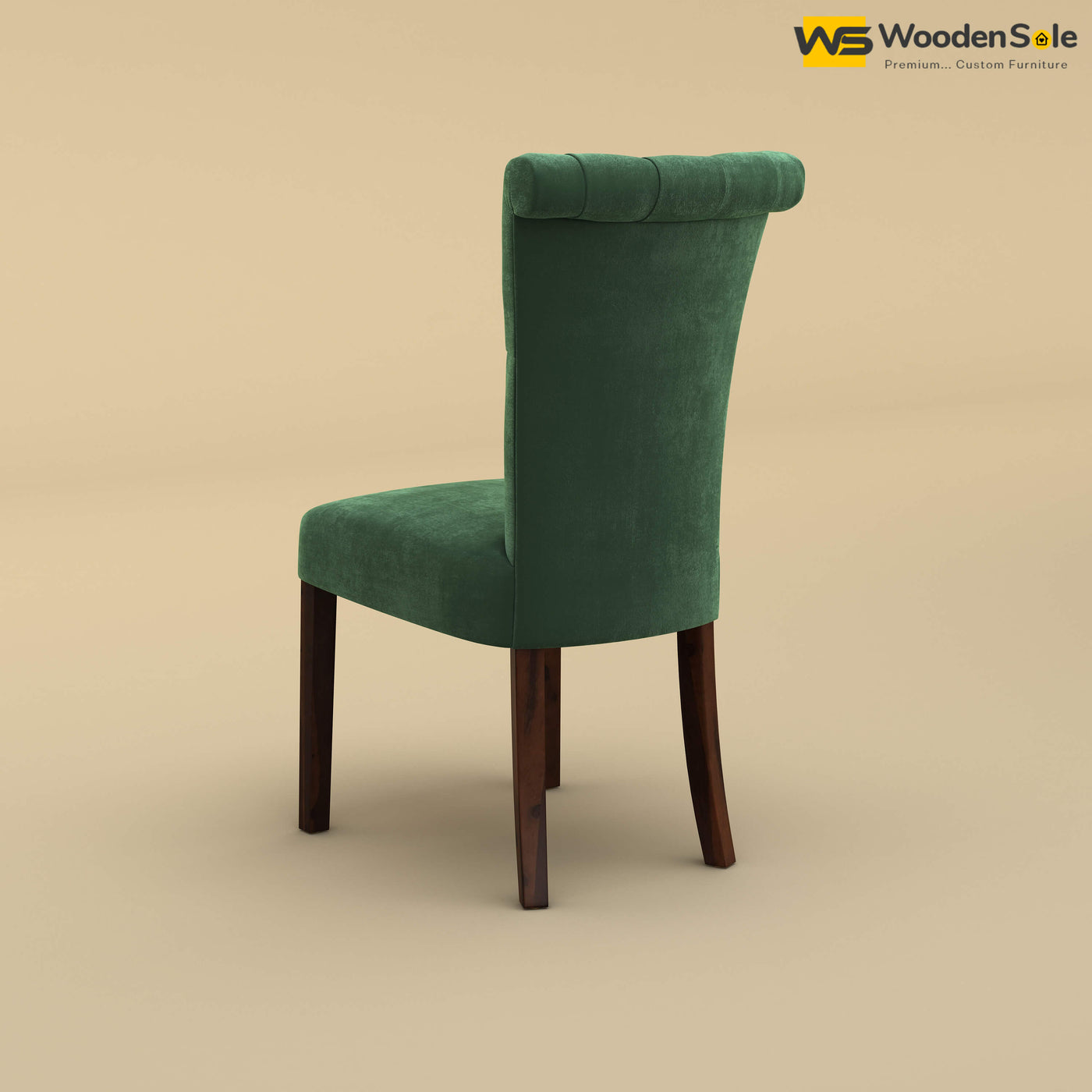 Kia Dining Chair (Velvet, Forest Green)