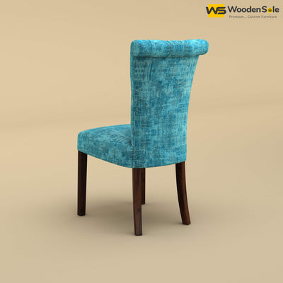 Kia Dining Chair (Cotton, Teal Blue)