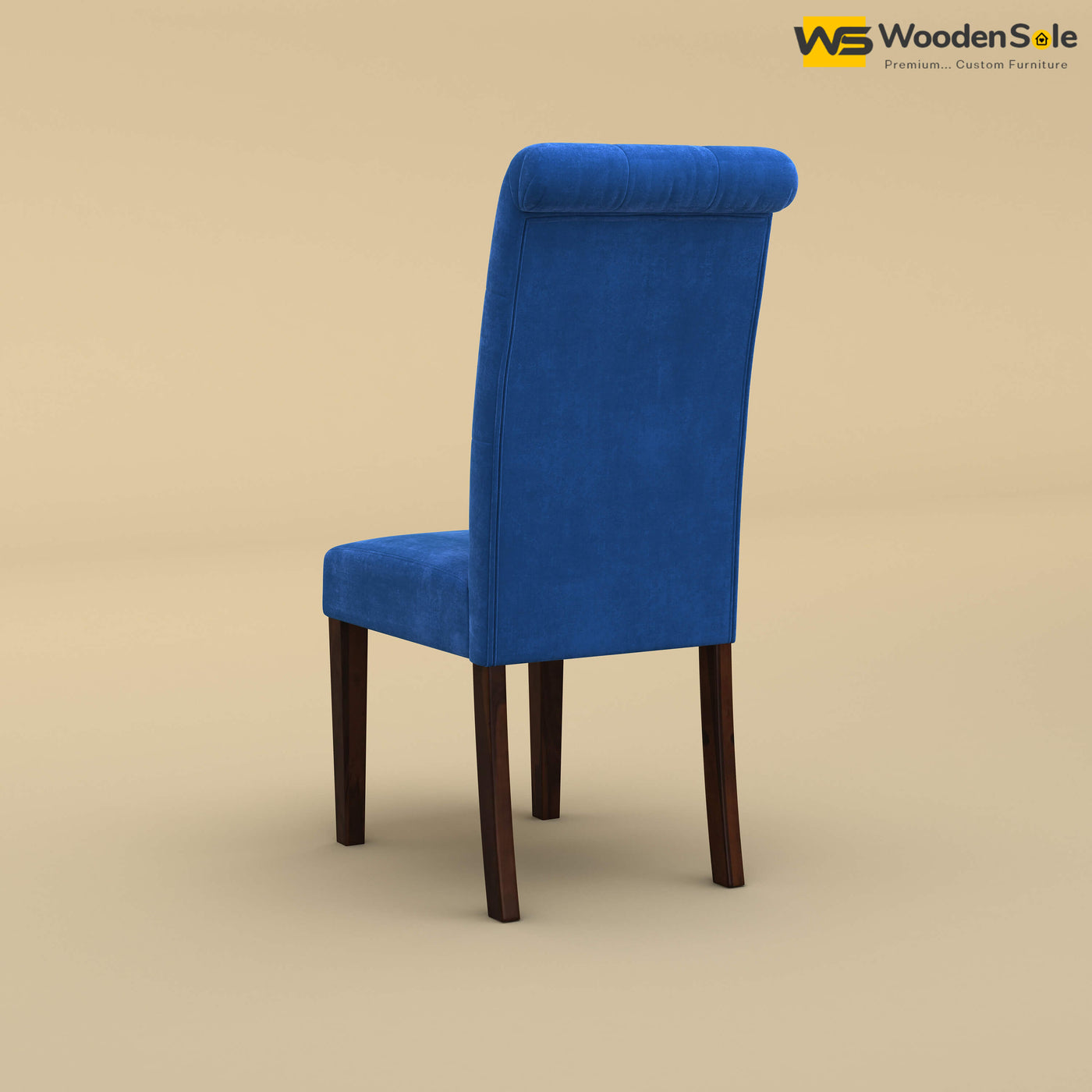 Elliot Dining Chair (Velvet, Royal Blue)