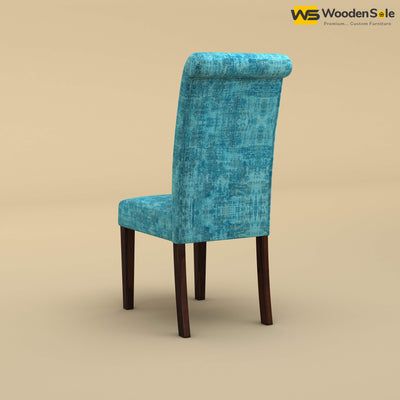 Elliot Dining Chair (Cotton, Teal Blue)