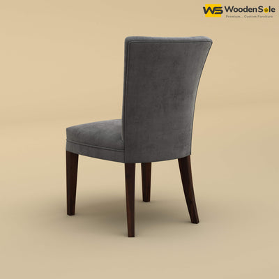 Bently Dining Chair (Velvet, Charcoal Gray)