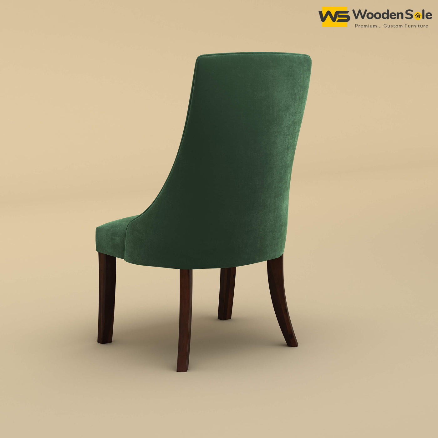 Dublin Dining Chair (Velvet, Forest Green)