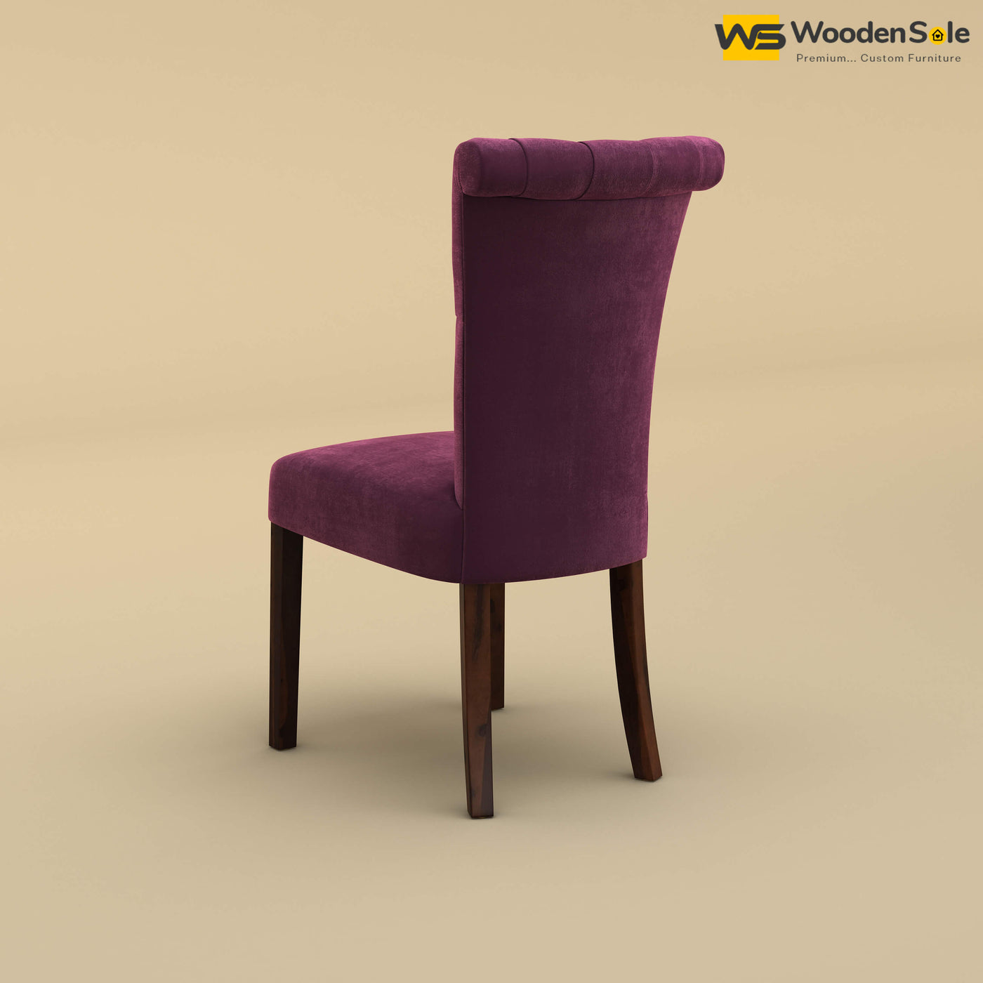 Kia Dining Chair (Velvet, Dark Purple)