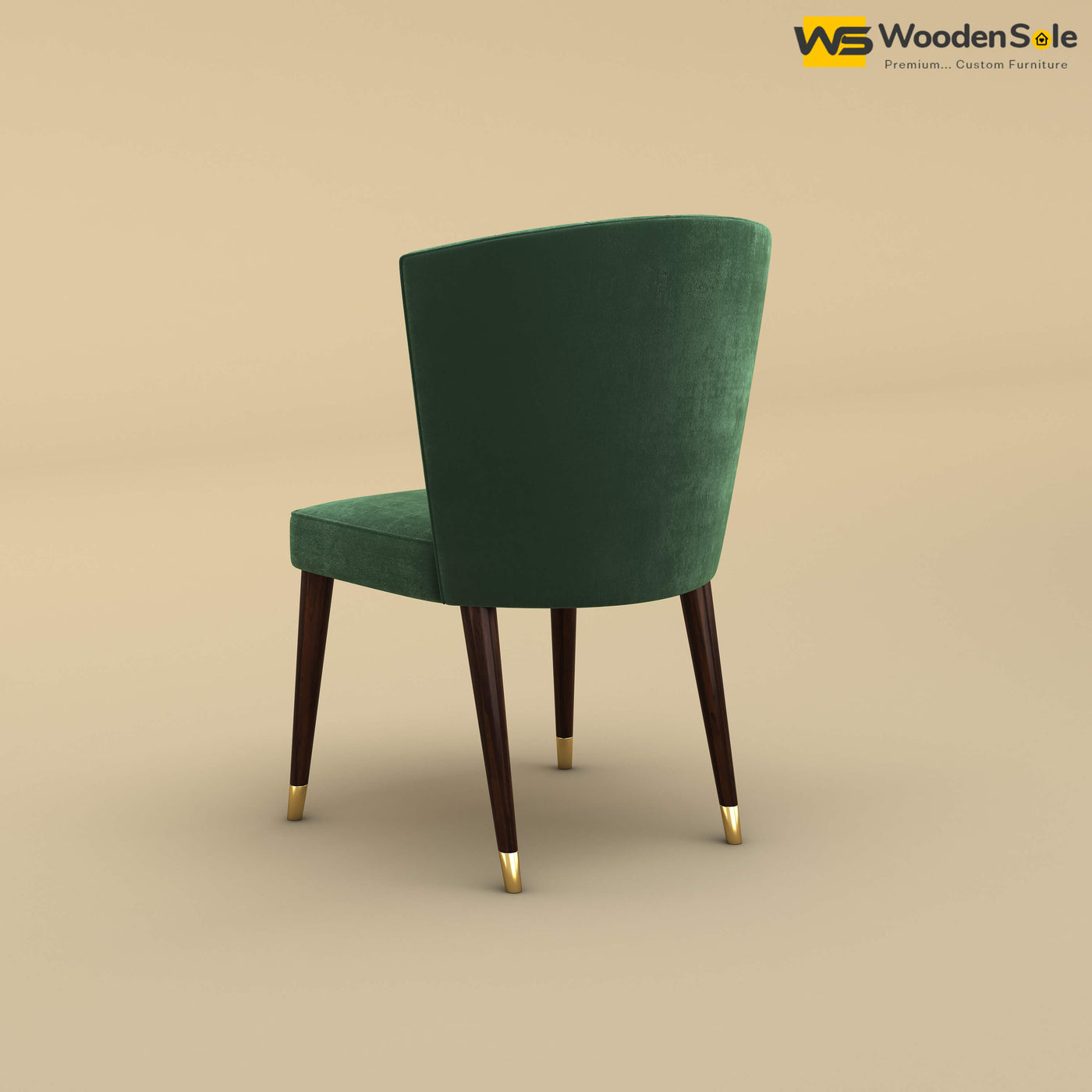 Julia Dining Chair (Velvet, Forest Green)