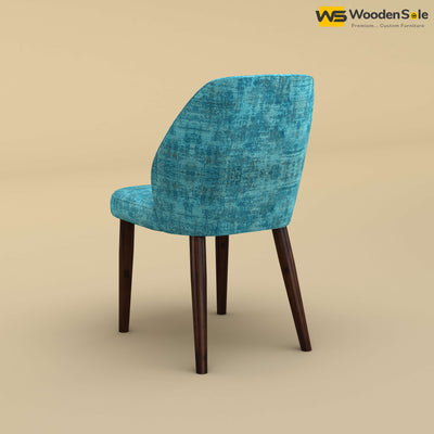 Norway Dining Chair (Cotton, Teal Blue)