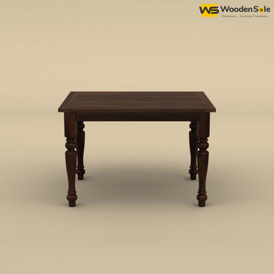 Martha 4 Seater Dining Table (Walnut Finish)