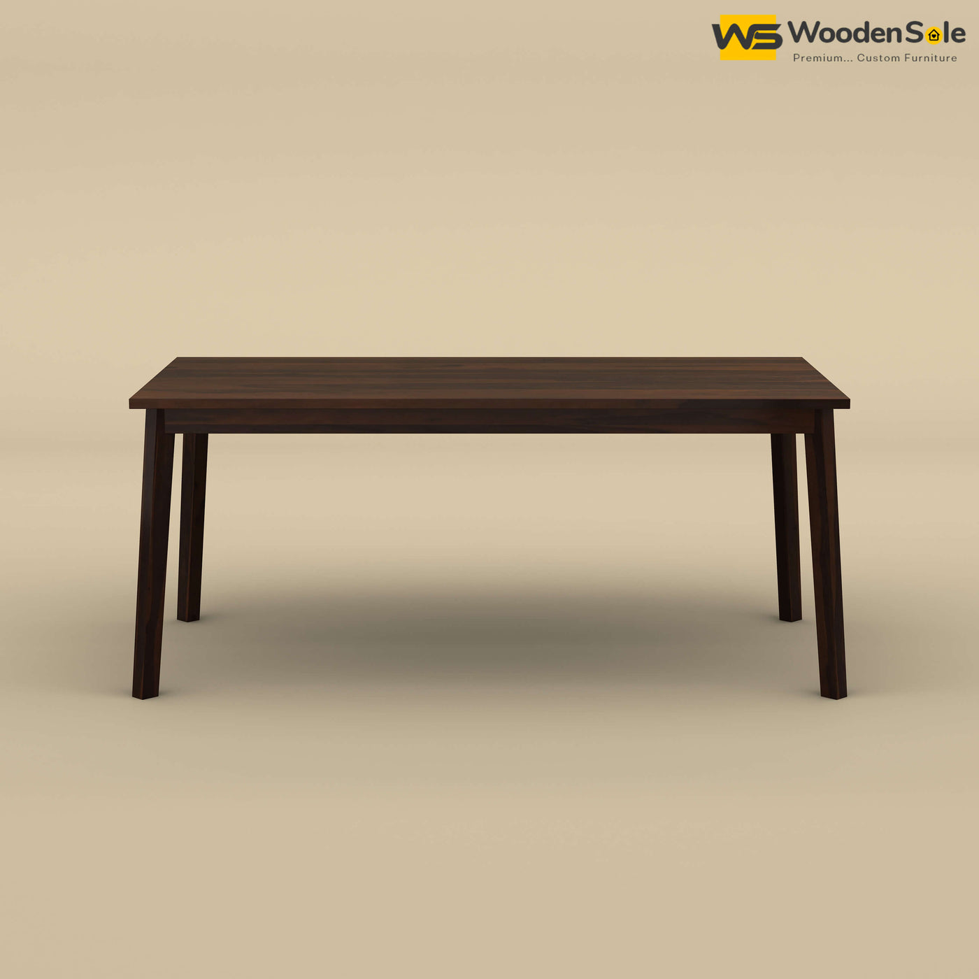 Kia 6 Seater Dining Table (Walnut Finish)