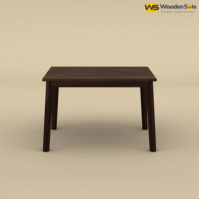 Kia 4 Seater Dining Table (Walnut Finish)