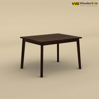 Kia 4 Seater Dining Table (Walnut Finish)