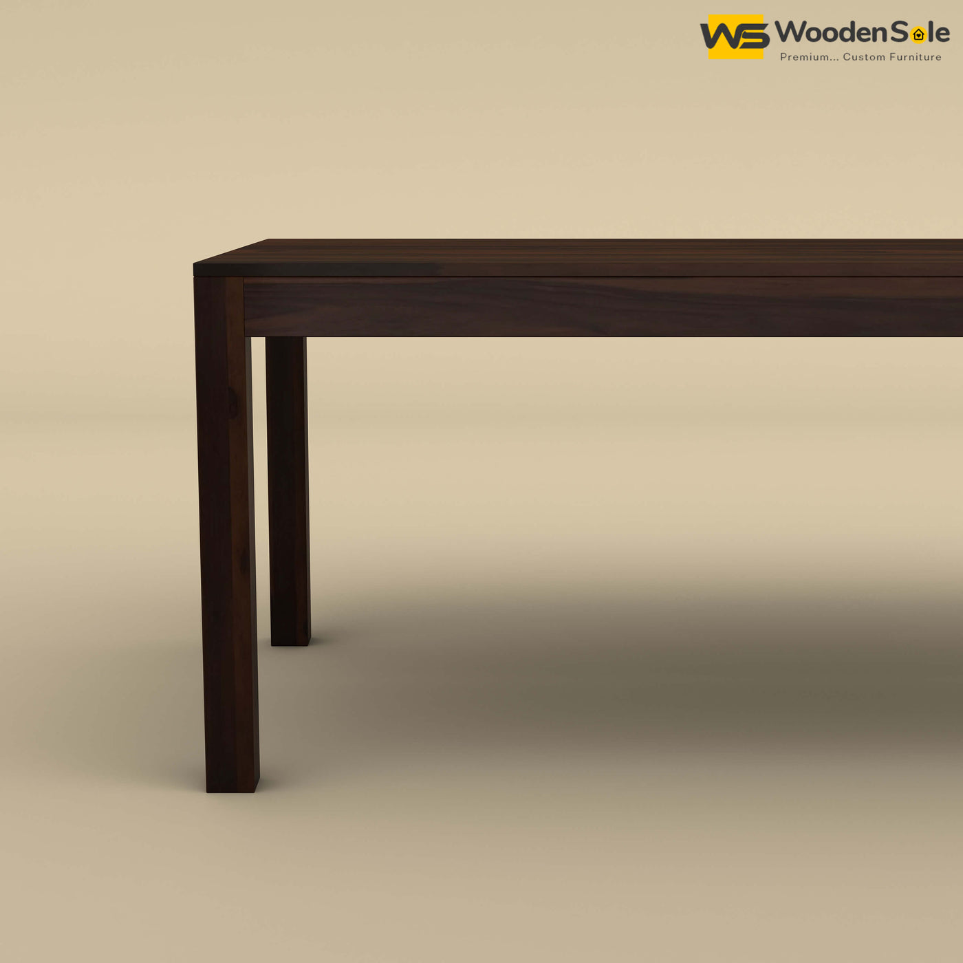 Sheesham Wood 8 Seater Dining Table Set (Walnut Finish)