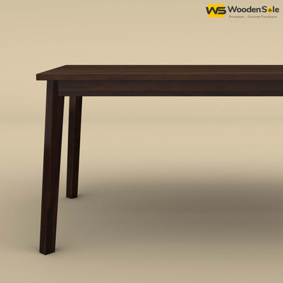 Kia 6 Seater Dining Table (Walnut Finish)