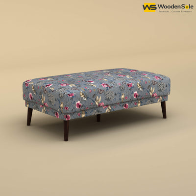 Daisy L Shape Sofa Cum Bed (Cotton, Floral Printed)